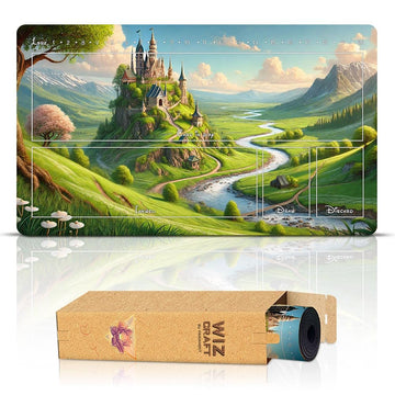 Wizcraft Gaming Paramint Lorcana Green Africa Savannah (Stitched)- Lorcana Playmat - Lorcana Mat, Lorcana Game Mat - Non-Slip Ru