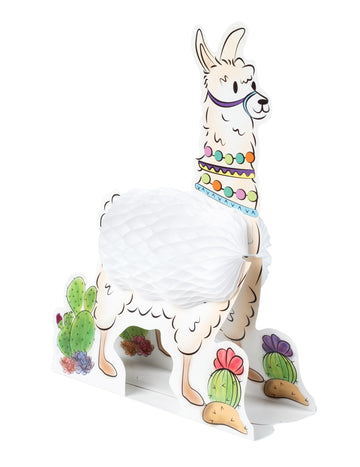 Llama Centerpiece Holiday Display