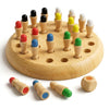 PihudiDas Wooden Color Memory Chess Game for Kids Age 3+ Educational Memory Match Stick Board Game for Color Recognition, Brai