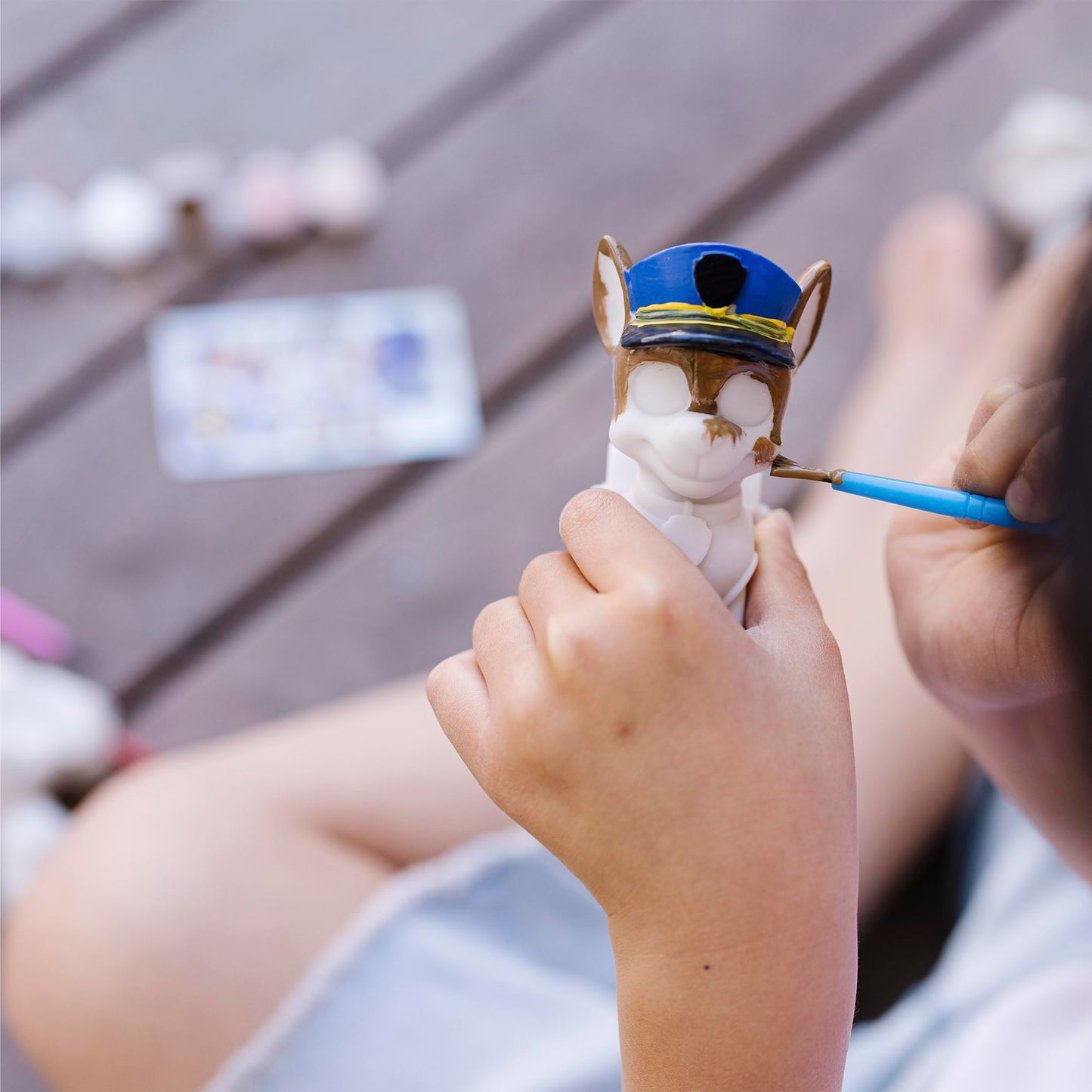 Melissa & Doug PAW Patrol Craft Kit - 3 Decorate Your Own Pup Figurines - PAW Patrol Toys For Boys And Girls, PAW Patrol Paintin