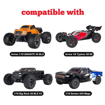 Hobbypark Aluminum Steering Parts Set (Steering Bell Crank, Ackermann Link) for Arrma 1/10 Granite 4X4,Typhon, Big Rock, Senton,