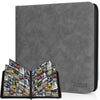Pok?pal Trading Card Binder 12 Pocket Card Album Folder Collection Binder Hold Up to 720 Cards enhanced Book Durable Zipper Collector Holder for TCG/MTG/OPCG/YGO Sports Cards (Grey)