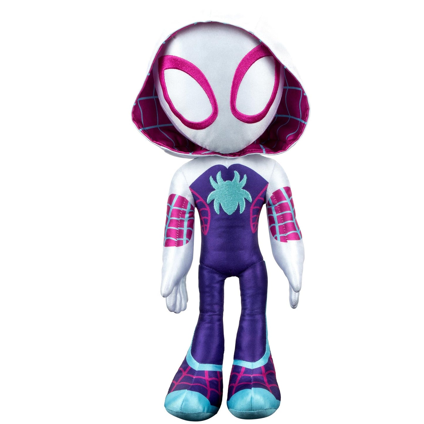 Marvel Spidey And His Amazing Friends - My Friend Ghost-Spider 16 Plush With Sounds - Superhero Toys For Kids 3 And Up