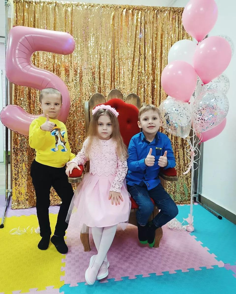 Pearlescent Pink 5 Balloon, Number Balloons 40 Inch, 5Th Birthday Balloon Decorations, Pastel Pink Party Supplies, 5 Number Ball