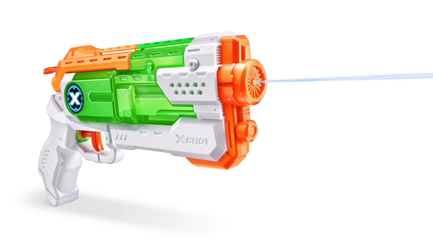 X-Shot Nano Fast Fill Water Guns (2 Pack) + Micro Fast-Fill (2 Pack) - 4 Blasters Total, Fills in 1 Second, White