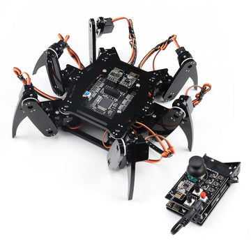 Freenove Hexapod Robot Kit With Remote (Compatible With Arduino Ide), App Remote Control, Walking Crawling Twisting Servo Stem P