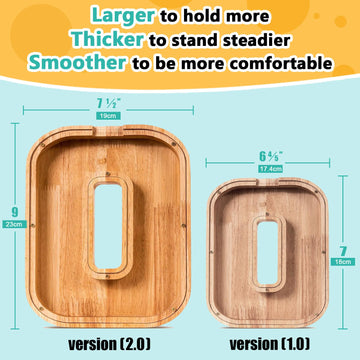 SummiDate Wooden Letter Piggy Bank| Piggy Bank for Boys Girls Toddler| Alphabet O Money Bank| Coin Bank Birthday Gift for Kids|Birthday Gift for Kids (O)