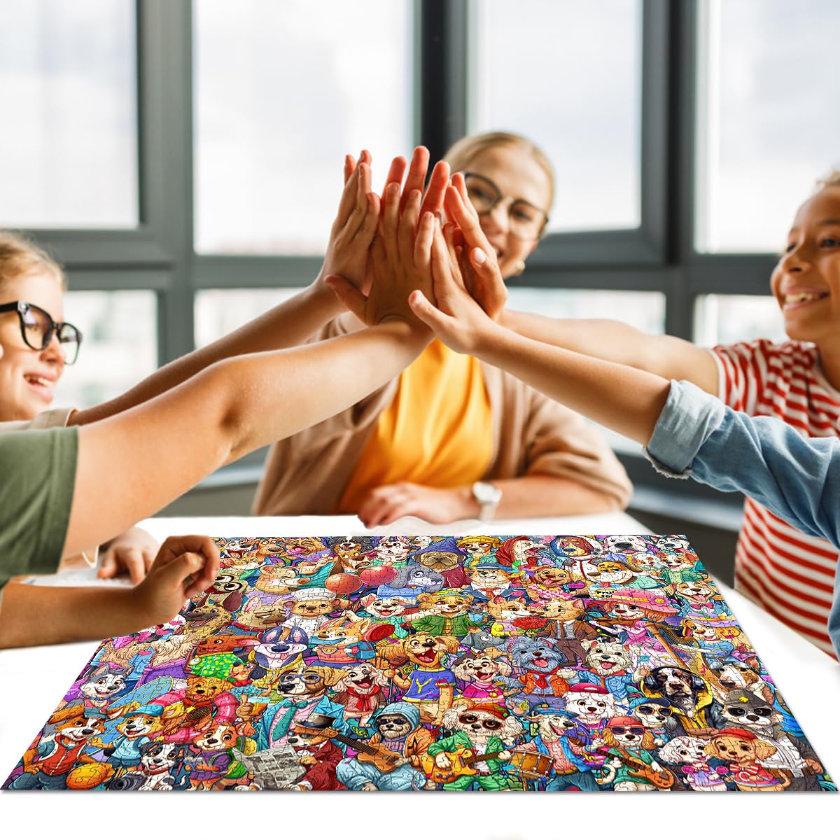 Jigsaw Puzzles For Adults 1000 Piece Puzzle For Adults 1000 Pieces Puzzle 1000 Pieces Dog'S World Puzzle, Cartoon Puzzles 1000 Pieces Jigsaw Puzzles For Adults 1000 Pieces And Up