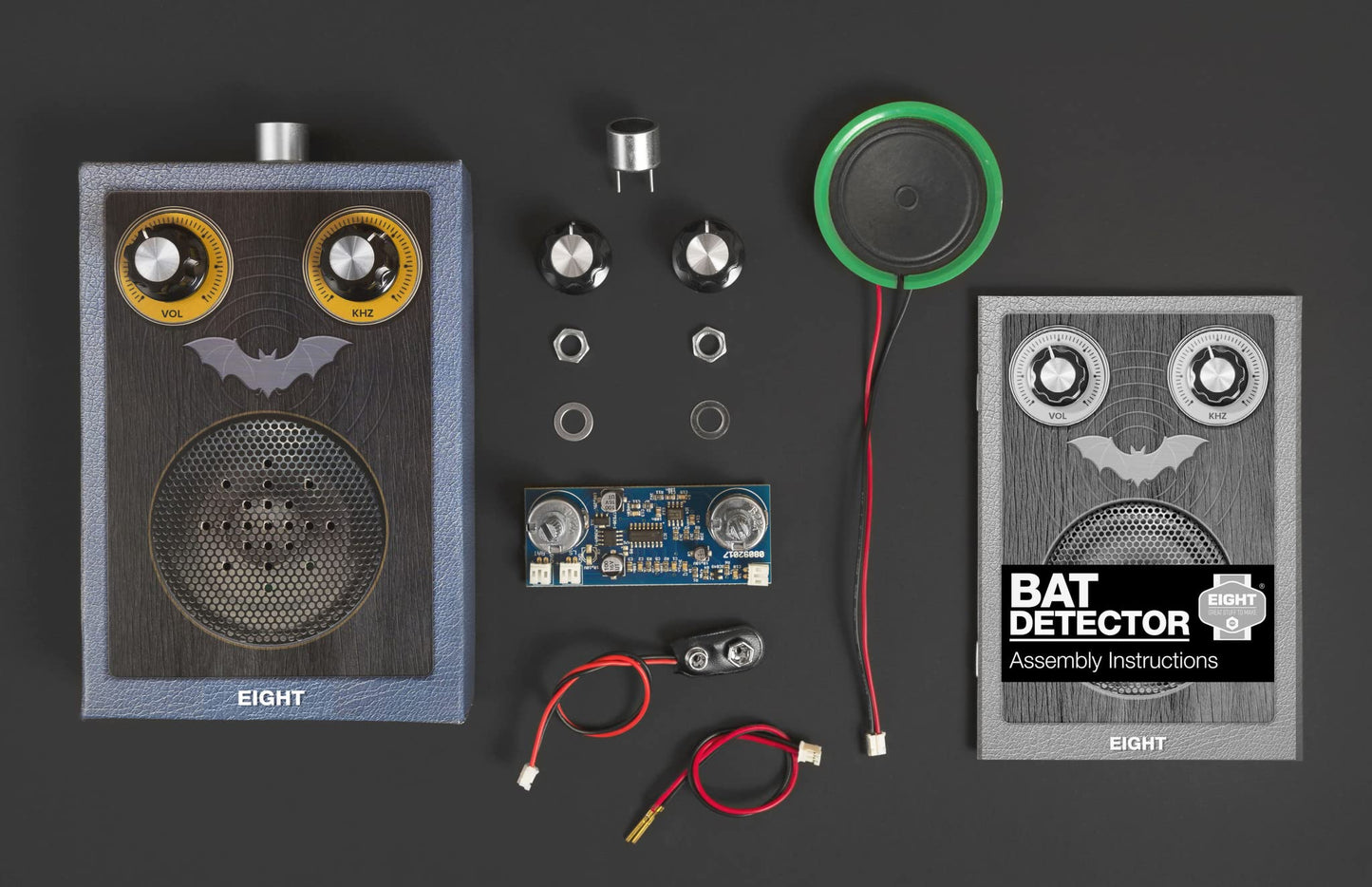 Eight Innovation EBD2766 Eight Build Complete Construction Kit to Create Your Own Fully Functioning Bat Detector, One Size, for