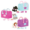 Pucci Pups - Collectible Puppy Set – Beagle, Schnauzer, Poodle – Carrier Purse – Dog Accessories Included – Toys For Kids 3+