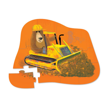 12-pc Mini Puzzle/Go Mister Bear