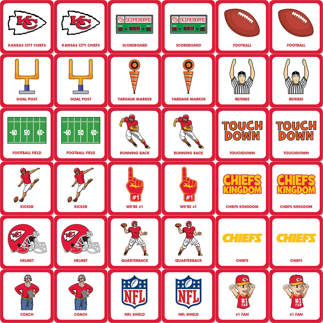 Kansas City Chiefs Matching Game