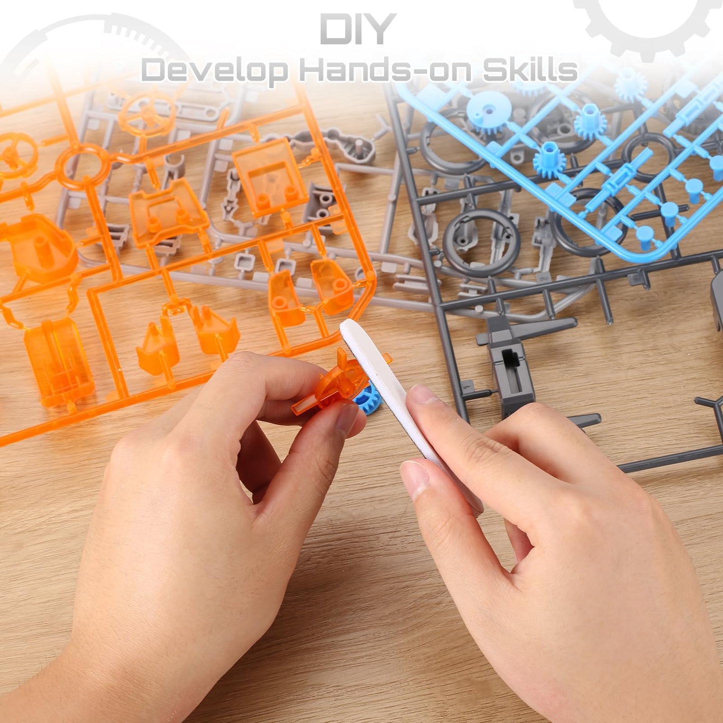 12 In 1 Solar Robot Kit, Diy Solar Power Building Kit With Solar Panel And Battery Power, Education Science Experiment Birthday Idea Gifts Toy For Kids 8 9 10 11 12 Years Old-Grey