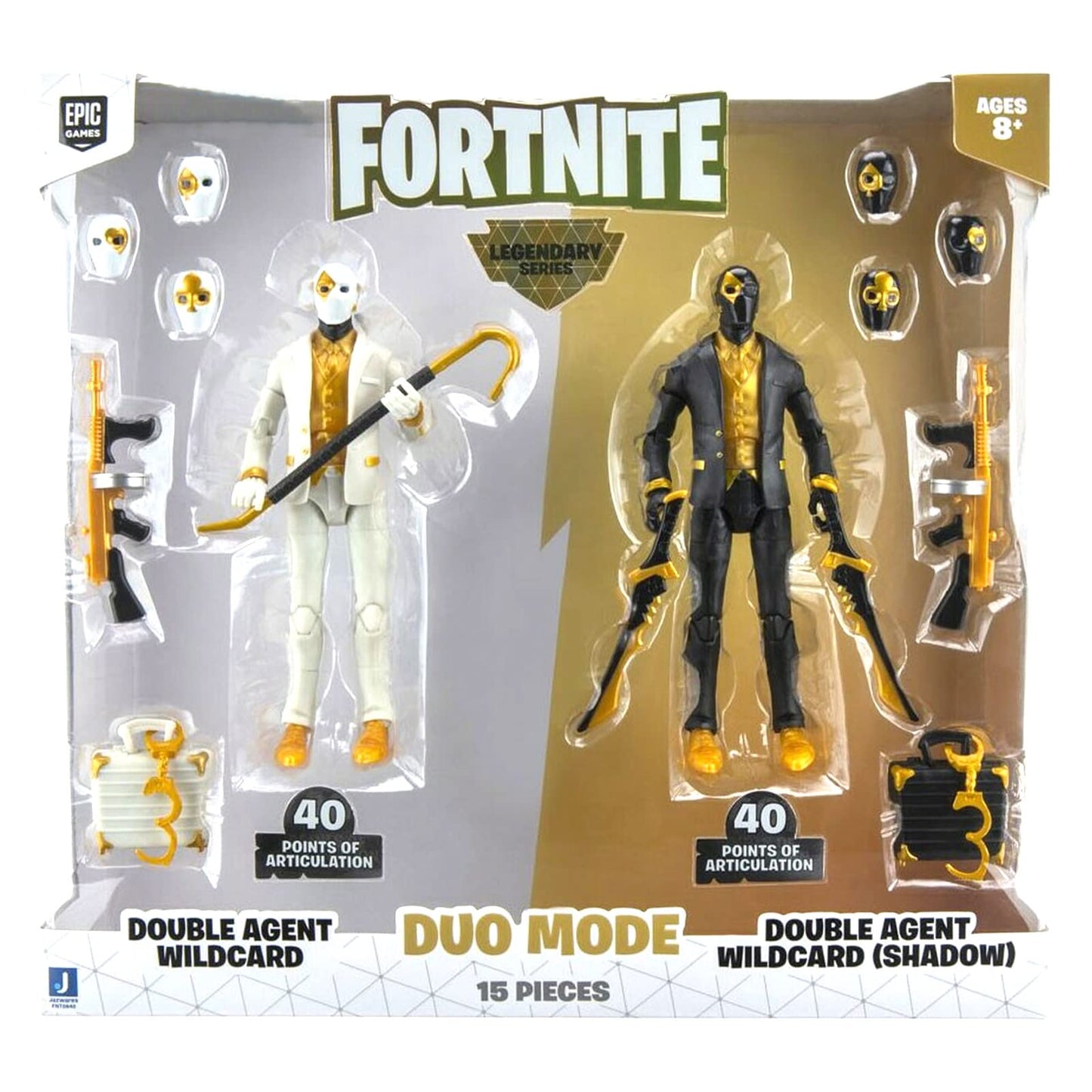 Fortnite Jazwares Fnt0840 Legendary Series - Duo Mode Double Agent