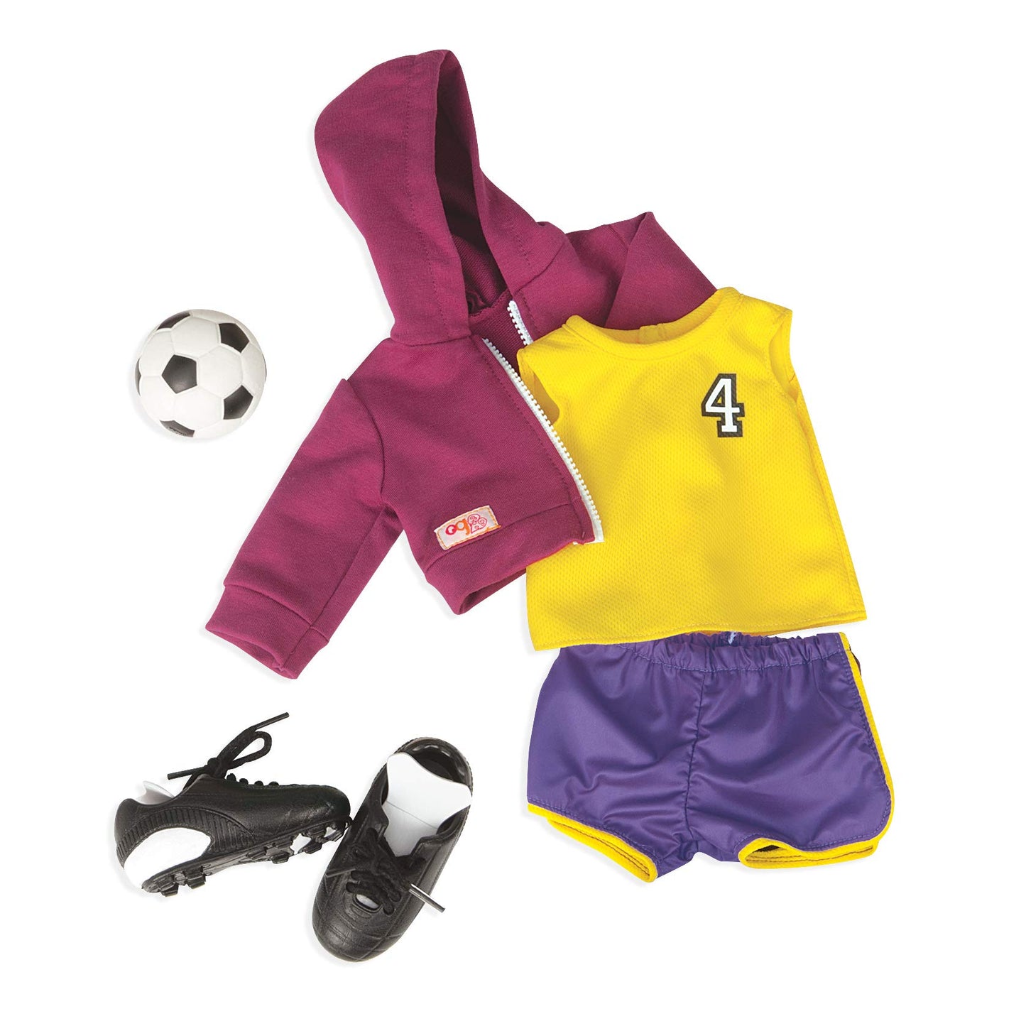 Our Generation Dolls Team Player Doll Soccer Outfit, 18'
