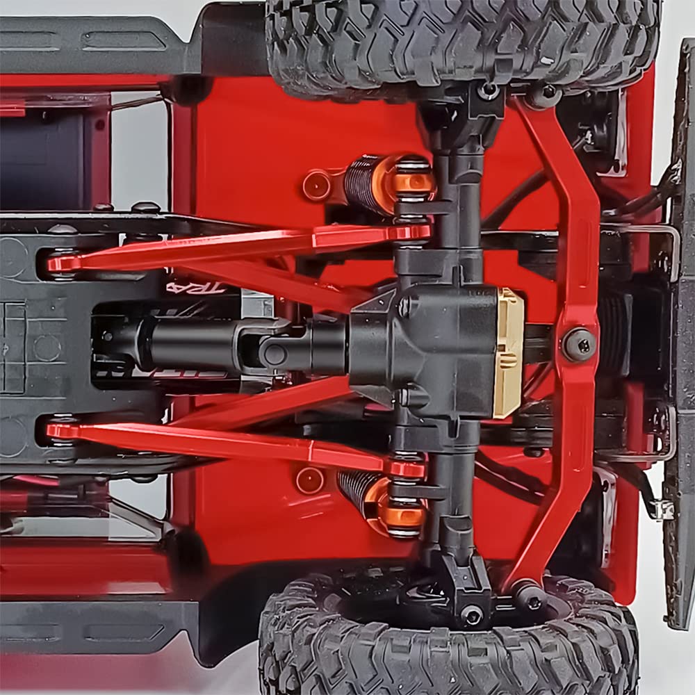 RCLions Steel RC Drive Shaft CVD Center Rotor Shafts for 1/18th TRX4M Defender Bronco RC Crawler Car Upgrades