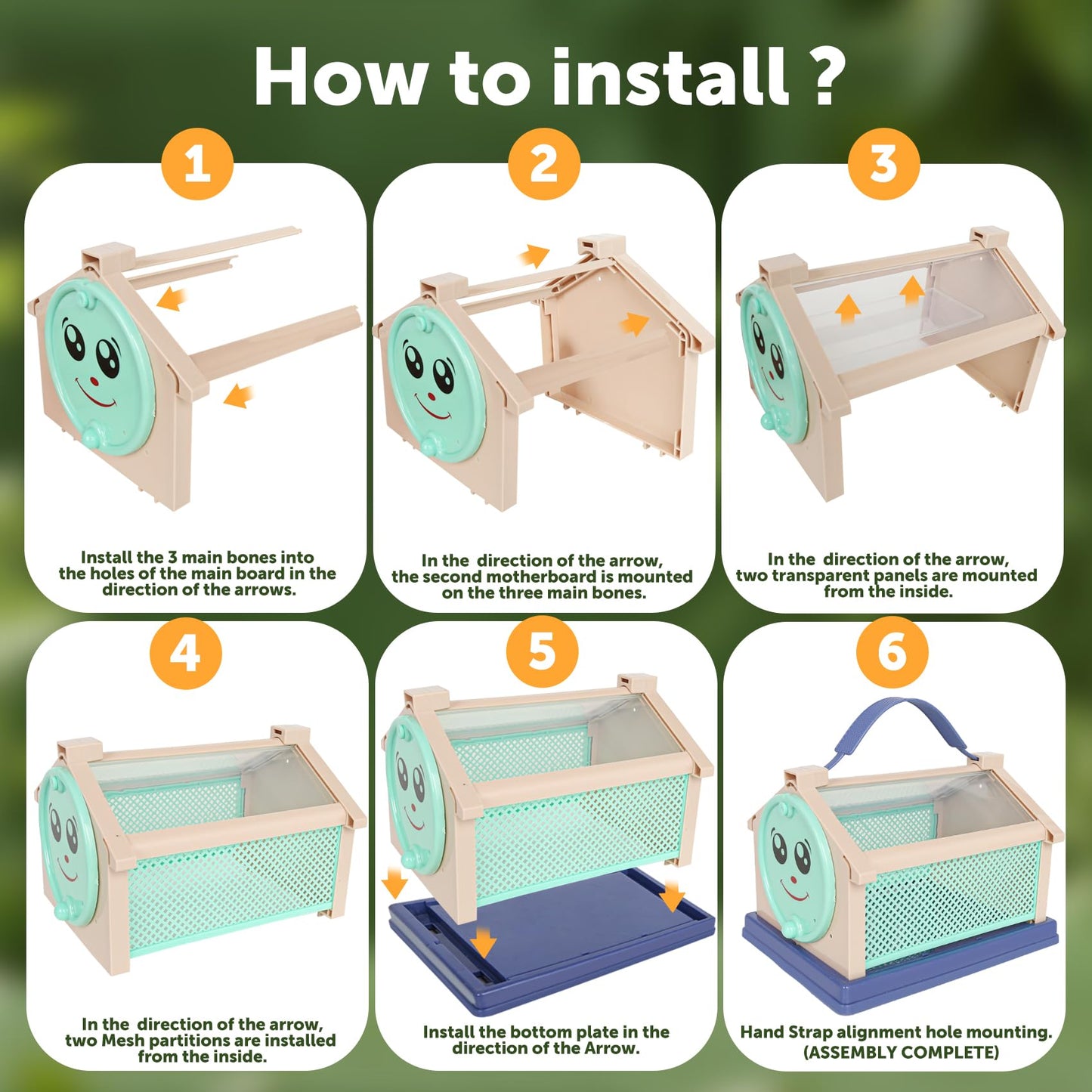 Kids Bug Catcher, Bug Catching Set With Butterfly Net, Insect Toys Collection Box, Insect Habitat, Kids Adventure Set Outdoor To