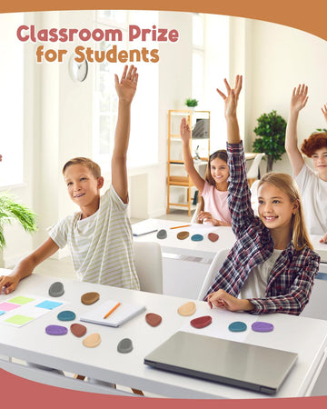 KLT Fidget Toys for Adults & Kids - 24 Pack Sensory Worry Stones, Calming Textures for Autism & Anxiety Relief, Multi-Color