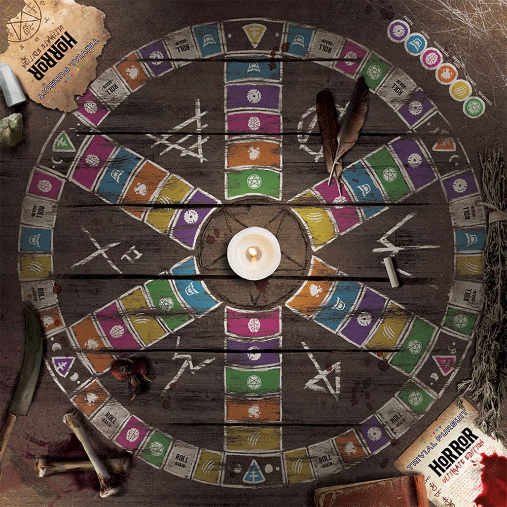 Trivial Pursuit Horror Ultimate Edition | Horror Trivia Game Featuring 1800 Questions From Classic Horror Films & Books | Collec