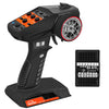 Hobby Fans RC Radio System 7CH 2.4G RC Transmitter with Receiver Anti-Jamming Remote Controller for RC Car Crawler Boat, Button