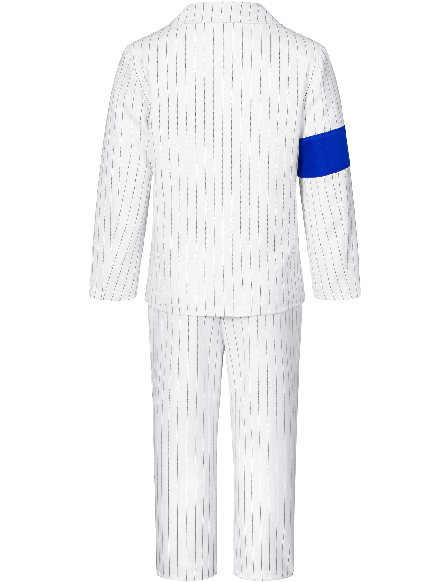 KAIPUTE Dance Star Costume for Boys, 80s-90s Stage Outfit, White, Size 10-11 Years, Perfect for Role Play, Halloween, and Cosplay Parties