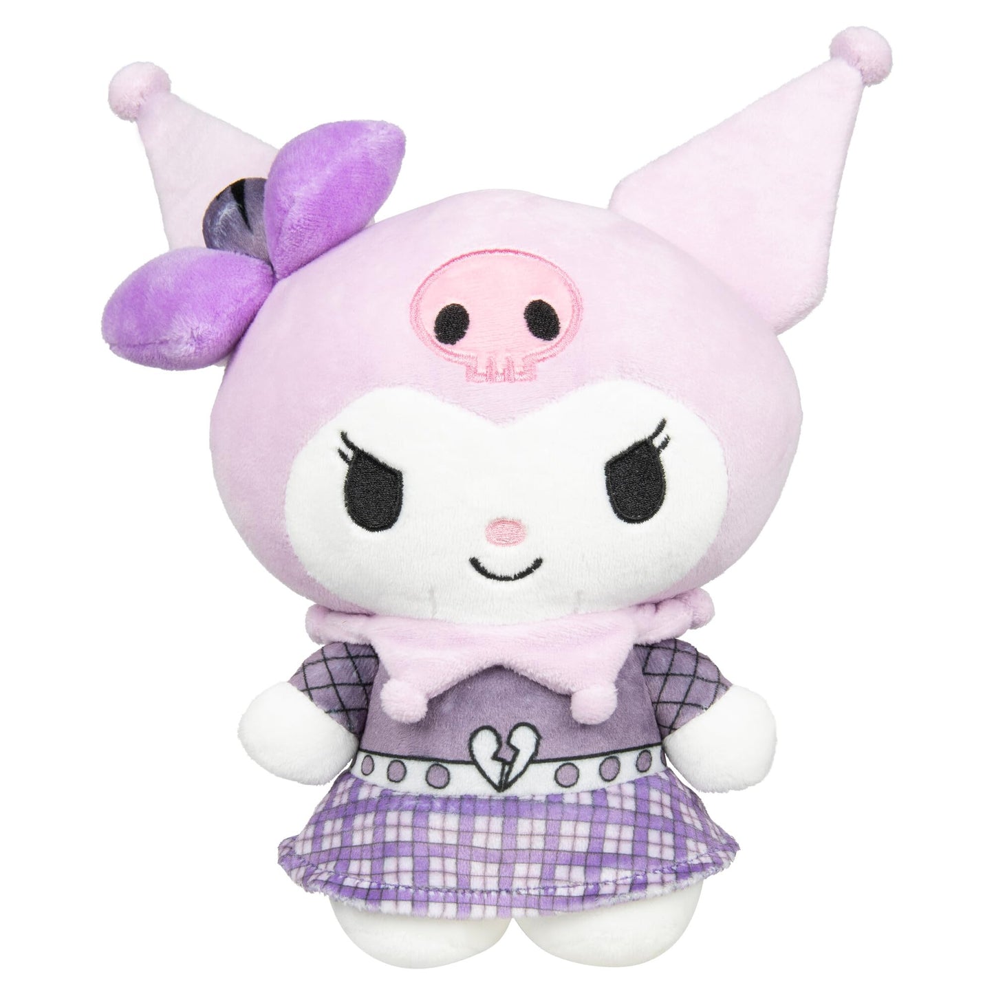 Hello Kitty And Friends Series 2, Kuromi Punks Plush - Officially Licensed Sanrio Product From Jazwares - Ages 6+