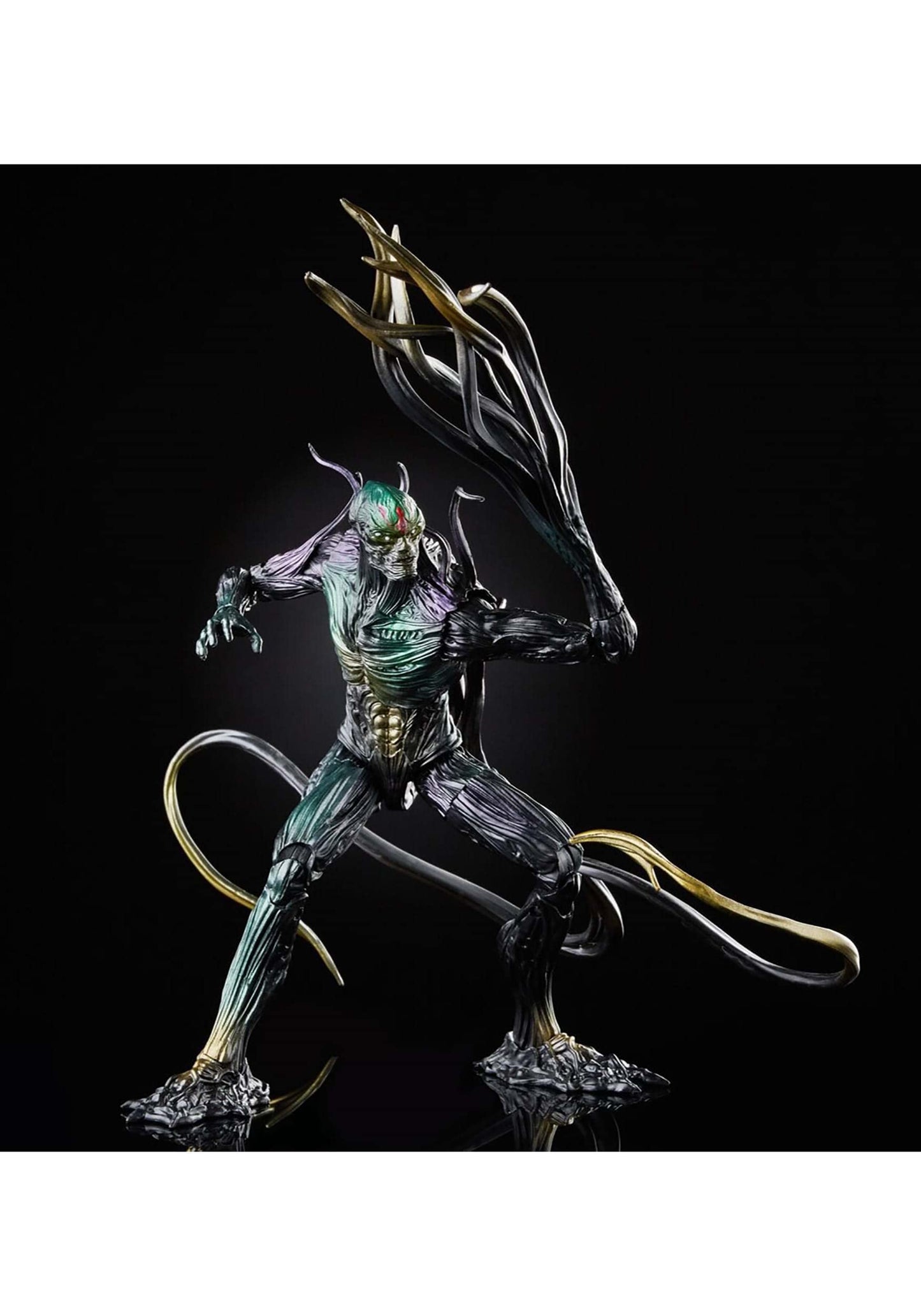 Marvel Legends Eternals Deluxe 6-inch Action Figure Kro - Black, Premium Design, 2 Accessories, Model F0575