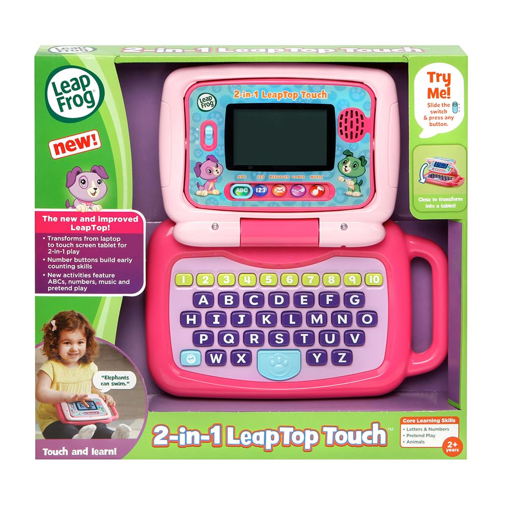 Leapfrog 2-In-1 Leaptop Touch, Pink