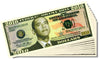 Barack Obama 2010 Federal Reserve Note - 10 Count with Bonus Clear Protector & Christopher Columbus Bill