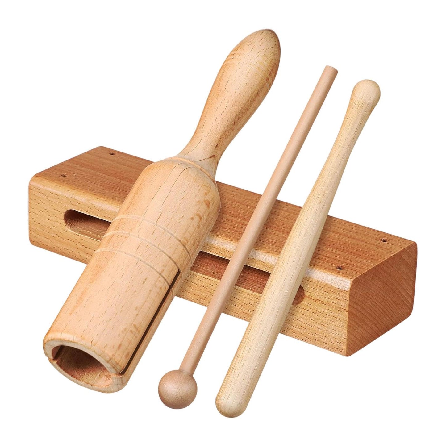 MeadawgsWood Block For Music Class For Kids Adults Wooden Hand Percussion Instrument|Musical Instruments & Gear|Percussion|Hand