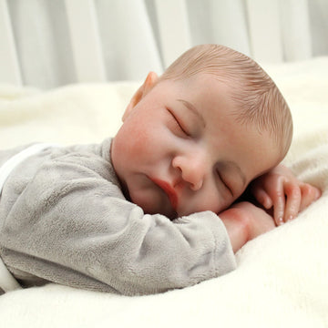 CHAREX Realistic Reborn Baby Doll - 18" Sleeping Vinyl Therapy Doll, Levi-2 Color, Perfect Gift for Kids 3+ Years