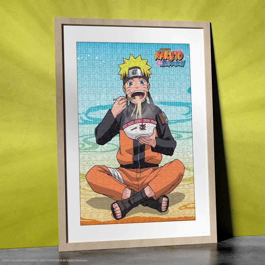 Usaopoly Naruto Ramen Time 1000 Piece Jigsaw Puzzle | Officially Licensed Naruto Merchandise | Collectible Puzzle Featuring Naruto Uzumaki From The Anime Show And Manga