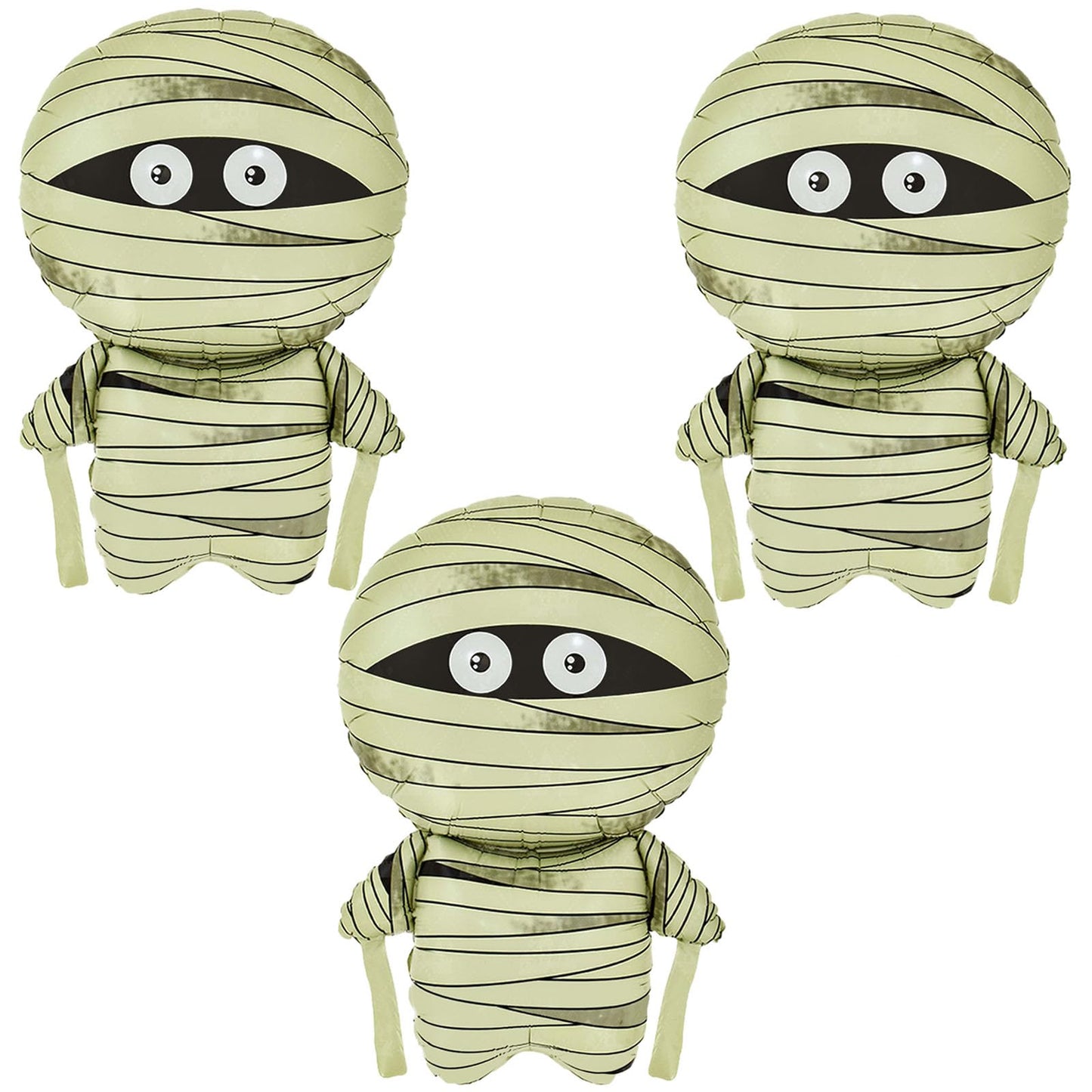 Hadckja Mummy Balloon Halloween Balloons Mummy Foil Balloons For Halloween-Themed Party Supplies Decorations Halloween Party Dec