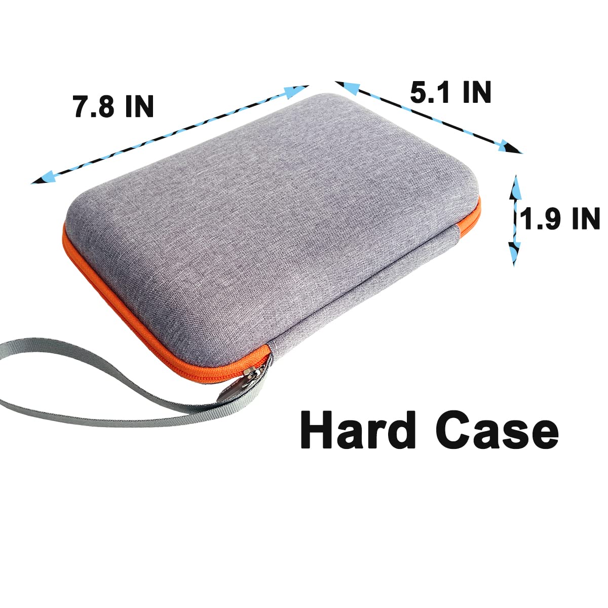 Hard Carrying Case For Giiker Super Blocks Puzzle Game, Protective Storage Holder For Giiker Brain Teaser Puzzles Interactive Handheld Game Console Accessories (Case Only) (Orange For Super Blocks)