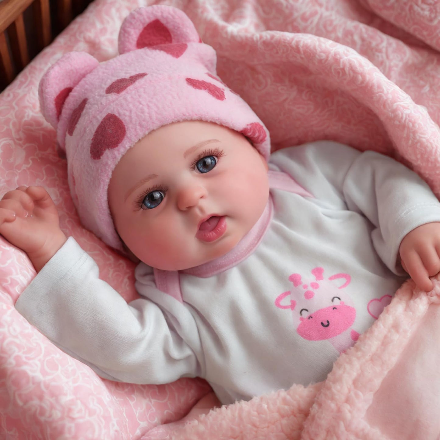 Jizhi Reborn Baby Dolls Realistic - Bailyn 20 Inch Lifelike Baby Doll Soft Body Life Like Baby Dolls, Real Life Newborn Baby Dolls For Girls Boys Kids Age 3+