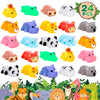 Toanwod 24 Pcs Easter Egg Fillers Mochi Squishy Toy: Easter Basket Stuffers Bunny Stuffed Squishies - Fidget Toys Bulk Stress Re