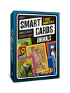 100 Pics Smart Cards Animals, 7 Games In 1, Pairs, Snap, Trumps, Rummy, Memory Quiz, Learn Facts, Travel Game, Gift, Stocking Stuffer, 50 Cards, Age 5+, 1-8 Players