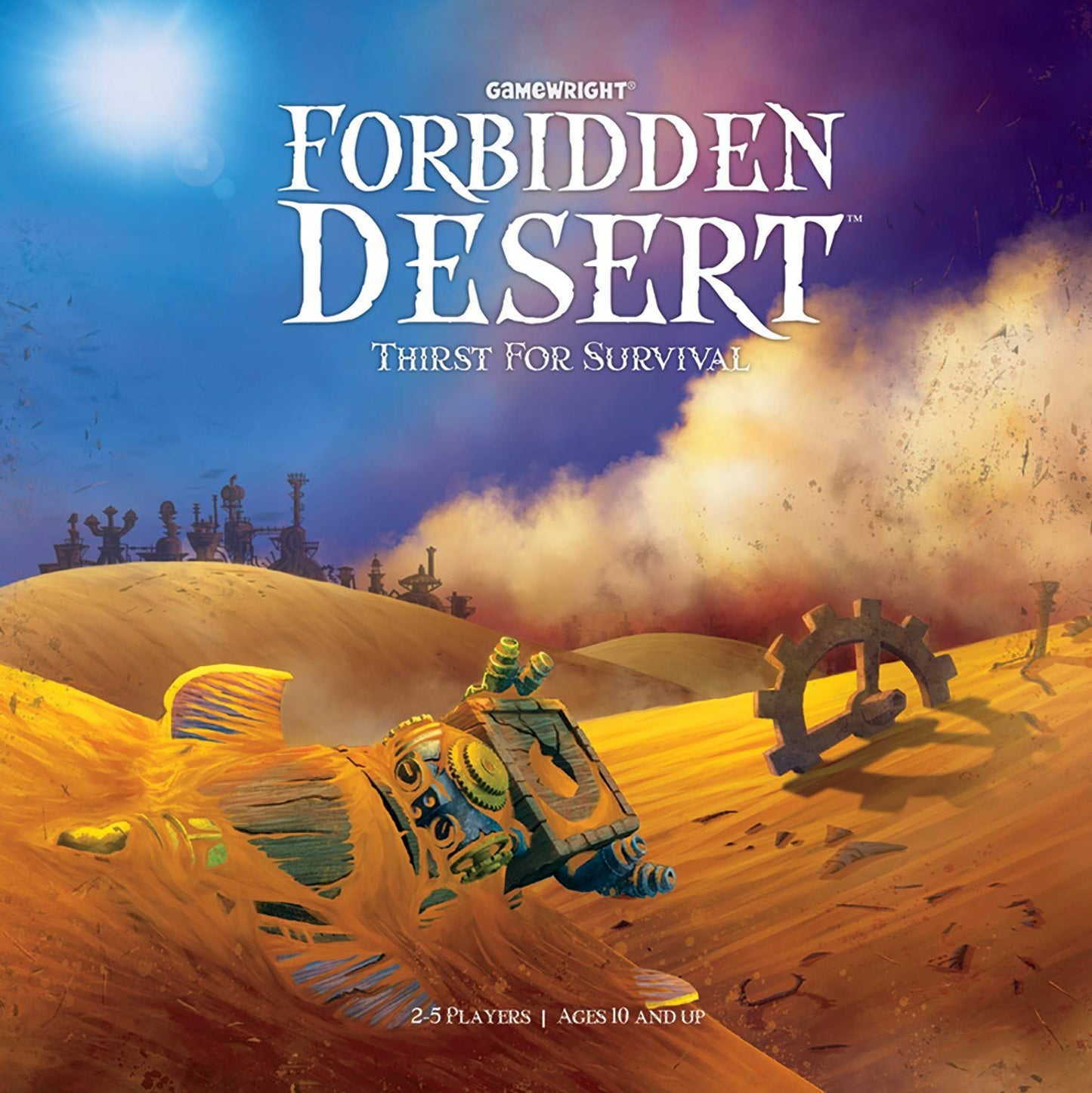 Gamewright Forbidden Desert Board Game - Cooperative Survival for 2-5 Players - Multi-colored - Model 415 - Ages 10+
