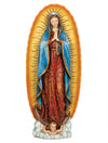 Joseph'S Studio By Roman - Our Lady Of Guadalupe Figure On Base, Renaissance Collection, 18.5' H, Resin And Stone, Religious Gift, Decoration
