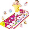 Patpat Piano Keyboard Musical Mat For Kids With 8 Animals Sound Mode, Kids Piano Play Mat Music Educational Toys For Interest Cu