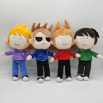 Siluyado Eddsworld Plush Toys Matt Plushies Tord Plush Doll Tom Cartoon Charact 15 Inches
