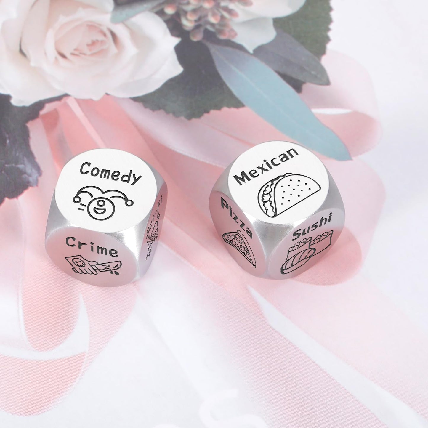 6th Anniversary Dice Gift 6 Year Anniversary Dice Gift for Women Men 6th Anniversary Iron Gift for Wife Husband 6th Anniversary