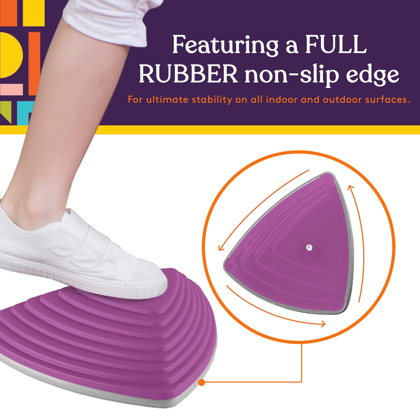 Special Supplies 10 Stepping Stones For Kids Indoor And Outdoor Balance Blocks Promote Coordination, Balance Strength Child Safe Rubber, Non-Slip Edging