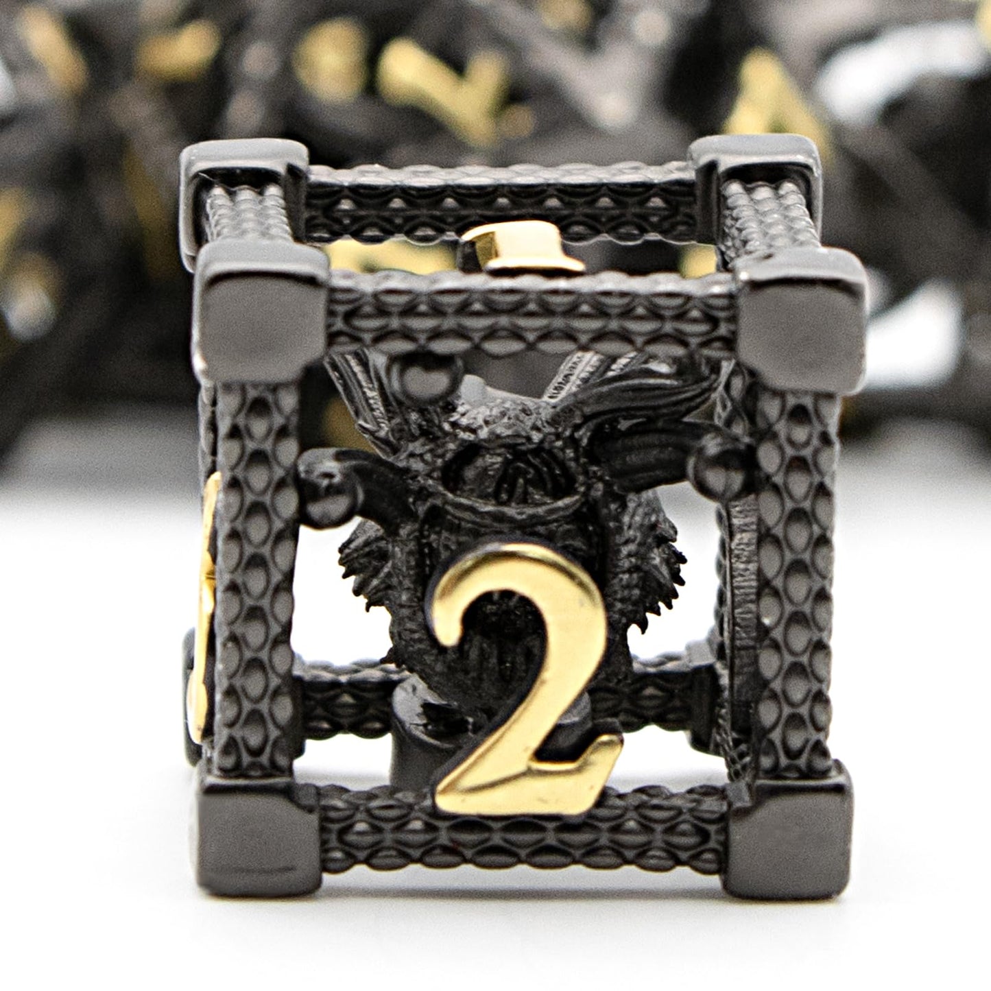 DND Dice,HNCCESG Beholder'S Eye DND Dice Set of 7PC,Dungeons and Dragons Dice for D&D Dice,Eye Monster Metal Dice for RPG Role P