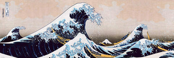 EuroGraphics Great Wave of Kanagawa Art Print - 1000mm, Red, Model 6010-5487