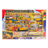 Metro Complete Construction Crew 43 Piece Mini Toy Diecast Vehicle Play Set, Comes With Street Play Mat, Variety Of Vehicles And Figures