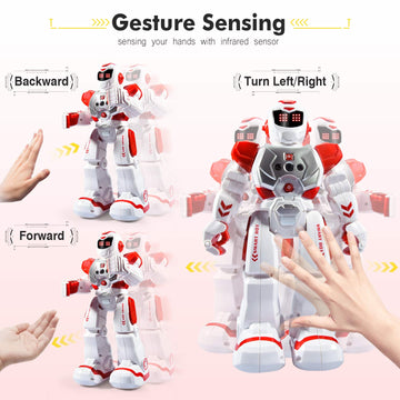 RC Smart Robot Toys for Kids, Intelligent Programmable Robot with Infrared Controller, Gesture Sensing, Singing, Dancing, Christ