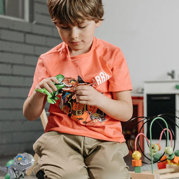 Biting Fingers Dinosaurs Puppets, Jurassic World Dinosaur Toys, Dinosaurs Action Figures Collectibles For 3 4 5 6 7 8 Boys Kids (Set Of 4)