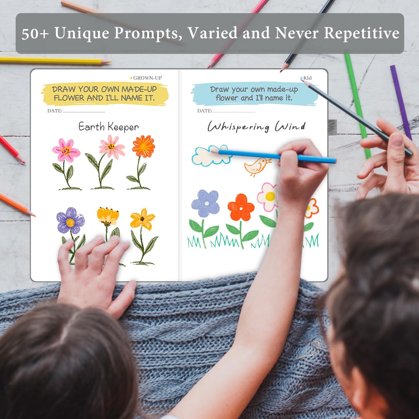 Just Between You And Me Kid Journal - A Back & Forth Journal For Grown-Up & Kid / Parent & Child To Strengthen Bond, Build Commu