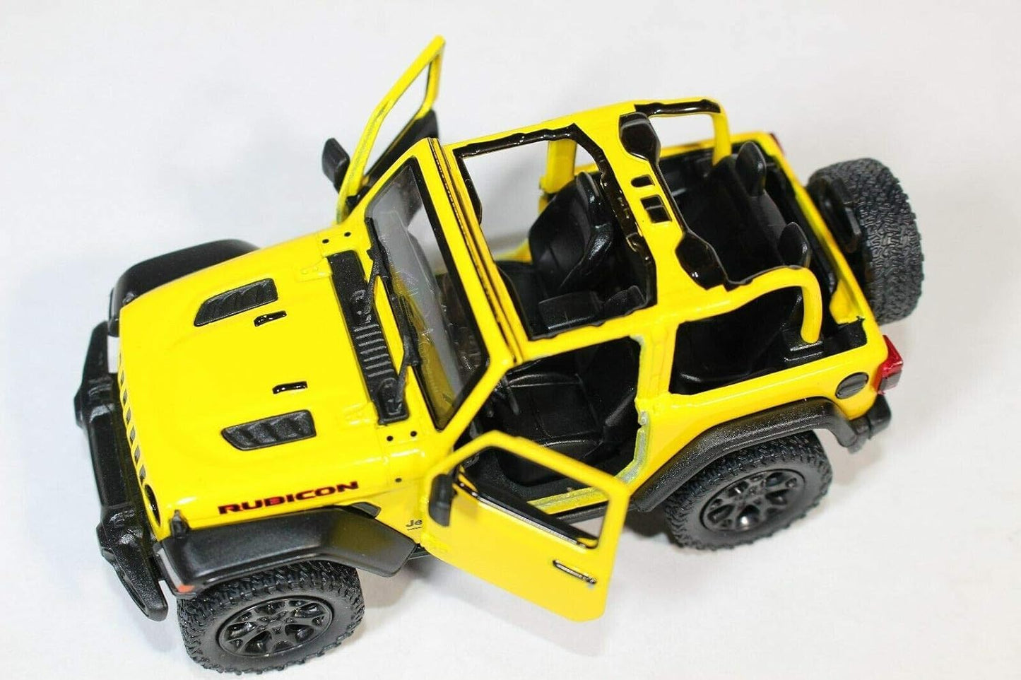 2018 Jeep Wrangler Rubicon No Top Yellow - Kinsmart P/B